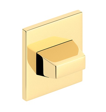 SZYLD DOLNY CUBE BELLA SLIM 6 mm PREMIUM kwadratowy MOSIĄDZ błysk ZŁOTY WC