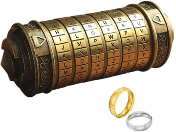 ZAMEK SZYFROWY DA VINCI KOD MINI CRYPTEX PREZENT