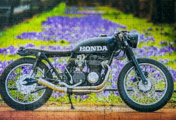 Puzzle z motocyklem Honda cafe racer Trefl 500 el