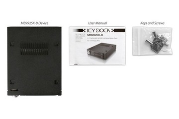 ICY DOCK ToughArmor MB992SK-B Металлический отсек для 2 дисков 2,5 дюйма SATA/SAS