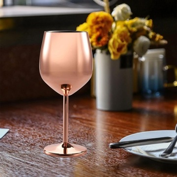 4X БОКАЛА ДЛЯ ВИНА МЕТАЛЛИЧЕСКИЕ БОКАЛЫ ДЛЯ САДОВОЙ ВЕЧЕРИНКИ 500 МЛ XXL MEGA