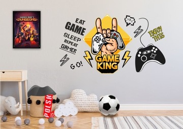 Наклейки на стену GAMER COMPUTER GAME 75X150см G