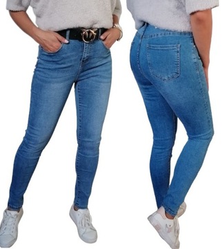 MS4 Jeansy M.SARA klasyczne WYSZCZUPLAJĄCE 48 4XL (37)