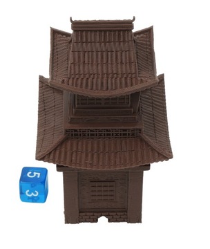 Маленькая Япония - маленькая башня для игры в кости - Конец судьбы Сёгун Крошечные башни Башня для игры в кости