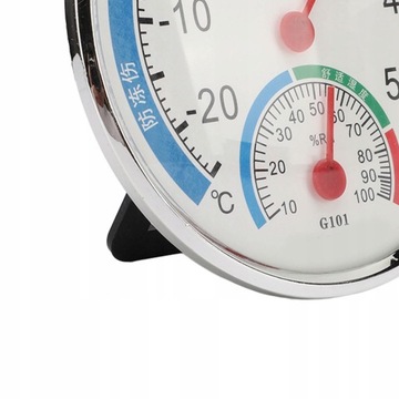 MIERNIK TERMOMETR I HIGROMETR W SZKLARNI