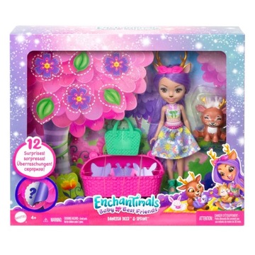 Enchantimals Baby Best Friends Lalka Danessa Deer i Sprint HLK84