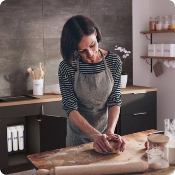 ФИЛЬТР ПИТЬЕВОЙ ВОДЫ АКВАФОР КРИСТАЛЛ Н ПОД МАКОВИНОЙ С КРАНОМ