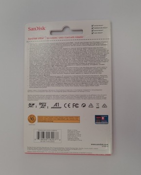 SANDISK 200 ГБ micro SDXC UHS-I A1 ULTRA 100 МБ+SD