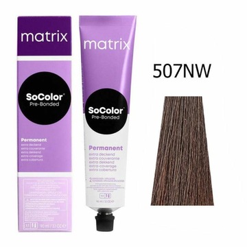 MATRIX SOCOLOR PRE-BONDED PERMANE EXTRA COVERAGE FARBA DO WŁOSÓW 507NW 90ML