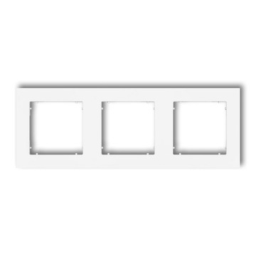 RAMKA POTRÓJNA KARLIK MINI BIAŁY