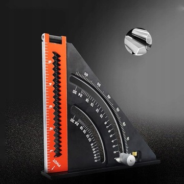 Stolarski Budowlany składana trójkątna linijka