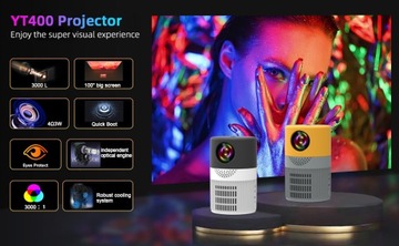 Przenośna obsługa projektora 1080P Home HD