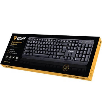 Проводная мультимедийная клавиатура Yenkee 1002CS