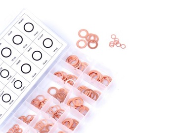 МЕДНЫЕ ШАЙБЫ НАБОР МЕДНЫХ ШАЙБ МЕДНЫЕ УПЛОТНЕНИЯ 150 EL