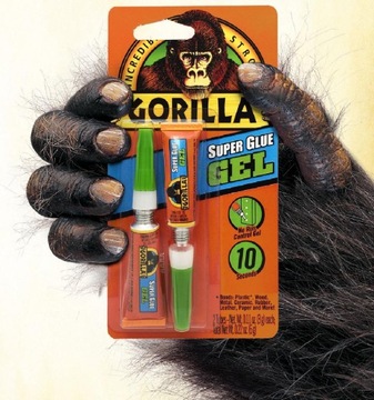 GORILLA GLUE Strong Super Glue GEL 2x3g бесцветный