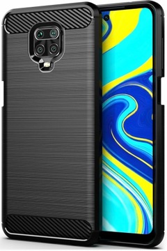 ETUI KARBON DO XIAOMI REDMI NOTE 9s / 9 PRO +SZKŁO