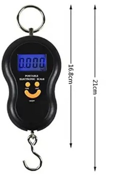 КРЮЧОК ДЛЯ РЫБАЛКИ ЧЕМАДА Дорожные ВЕСЫ С ЖК-дисплеем 50 КГ