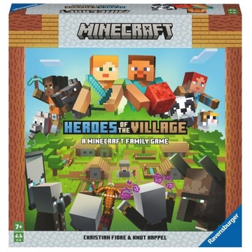 Gra planszowa Ravensburger Minecraft dla dzieci: Uratuj wioskę