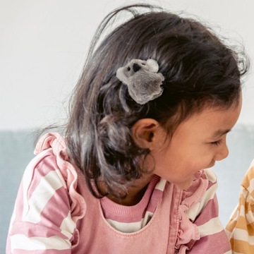 МИНИ-ЗАЖИМЫ ДЛЯ ВОЛОС АКСЕССУАРЫ ДЛЯ ВОЛОС ПЛЮШЕВЫЕ ВОЛОСЫ КОАЛЫ