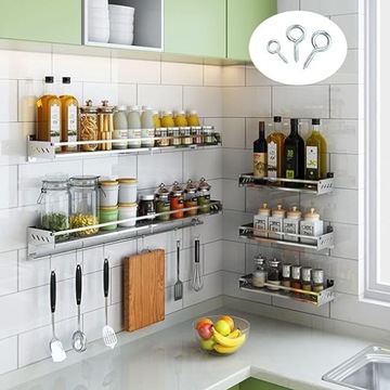 Рым-винты, 100 шт., потолочные крючки, разные размеры, нержавеющая сталь,