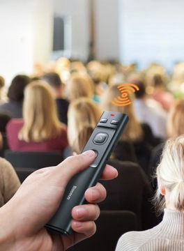 BASEUS WIELOFUNKCYJNY WSKAŹNIK LASER DO PREZENTACJI PILOT DO LAPTOPA USB-C