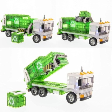 RECYCLING TRUCK Laser Pegs Светодиодные блоки 330 шт.