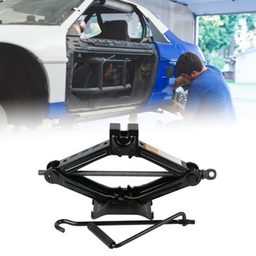 Scissor Jack Strong Load Bearing Energy Saving Portable Metal Hand Crank Li