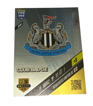 Fifa 365 2024 Adrenalyn Newcastle United NEW 4 Club Badge Logo