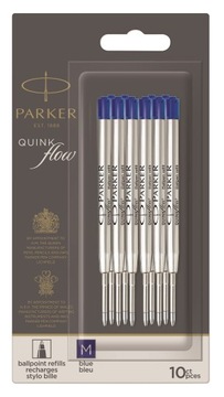 Стержни для ручек Parker QUINKflow Intensiv Blue Ink, 10 шт.