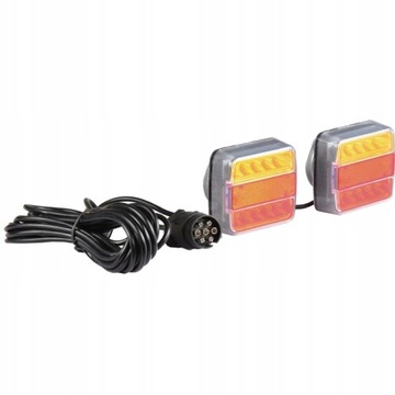 Zestaw tylnych lamp zespolonych LED na magnes