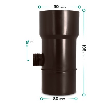 Коллекционер дождевой воды Коллекционер Raincap atcher 90x1 GZ -водостоки Br x5