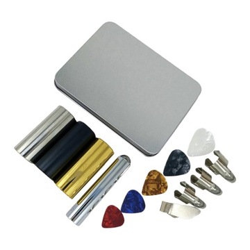 14 гитарных слайдов, трубки для пальцев из нержавеющей стали