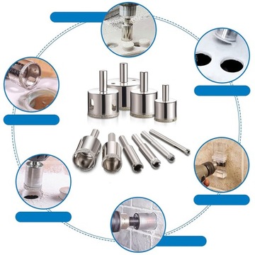 АЛМАЗНОЕ СВЕРЛО ДЛЯ СТЕКЛЯННОЙ ПЛИТКИ PROFI 6-68MM LACE