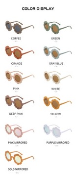 Солнцезащитные очки Sun Flower Cute Round Cute