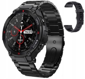 SmartWatch Zegarek męski ROZMOWY Ciśnienie PL MENU