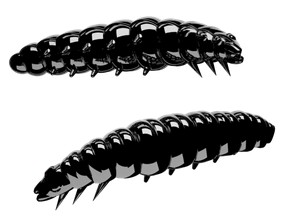 Libra Lures Larva 35mm Krill 040 - Black 1szt