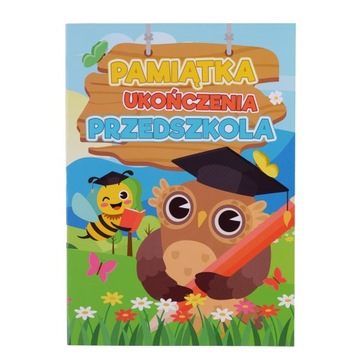 TECZKA PAMIĄTKA DYPLOM UKOŃCZENIA PRZEDSZKOLA - ZWIERZAKI (DUŻA) - LearnHow