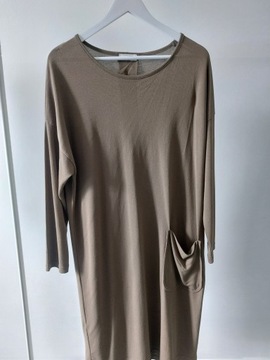 Masai M sukienka oversizowa khaki sukienka tuba