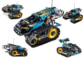 LEGO TECHNIC 42095 ZDALNA WYŚCIGÓWKA 2xDUŻY SILNIK