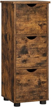 Szafka słupek z szufladami loft retro rustykalny