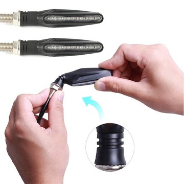 ДИНАМИЧЕСКИЕ СВЕТОДИОДНЫЕ ПОВОРОТЫ ДЛЯ СКУТЕРА, МОТОЦИКЛА, КВАДА, МОТОЦИКЛА