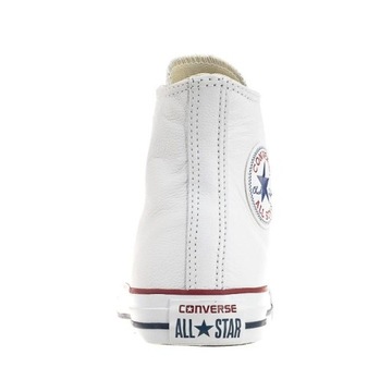 Buty Trampki Converse Chuck Taylor HI Białe Skórzane 132169C