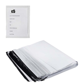 Foliopaki 310x420mm + Przylgi C5 - 100szt