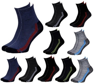 10x SKARPETY SKARPETKI SPORTOWE BAWEŁNIANE 39-42