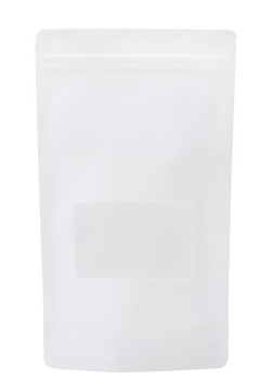 Worek DOYPACK biały ze struną 500 ml + okno 50 szt