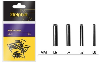 Delphin Single Crimps zaciski pojedyncze 1.4mm