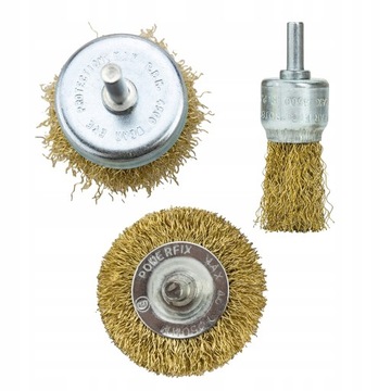 ЛАТУННЫЕ ПЕРЕДНИЕ ПРОВОЛОЧНЫЕ ЩЕТКИ ДЛЯ СВЕРЛ, ЦИЛИНДРОВАЯ РЕЗЬБА 1/4