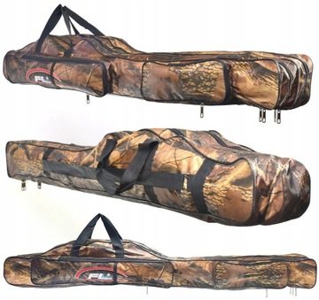 Pokrowiec torba na wędki 115 cm moro 3 komory FL