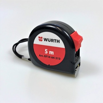 РАЗМЕР WURTH 5 МЕТРОВ, УДОБНЫЙ И ПРОЧНЫЙ