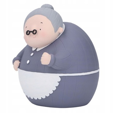 Stara dama skarbonka Ornament moneta winylowa